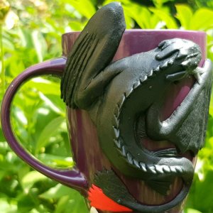 Робота Іграшка кухоль чашка з декором подарунок БЕЗЗУБИК Нічна ФУРІЯ