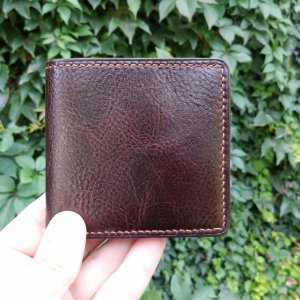 Робота Портмоне із натуральної шкіри, ручної роботи.