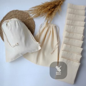 Работа Эко мешочек 30*25 см, эко торбочка, многоразовый мешок