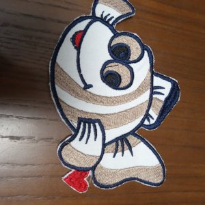 Робота Вишита аплікація Рибка