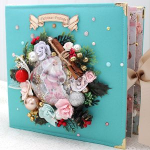 Робота Великий шикарний новорічний скрап альбом