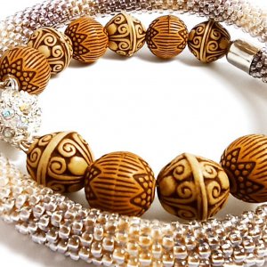 Робота Комплект "Гарний настрій" джгут і браслет