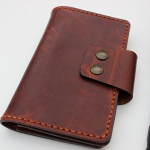 Работа Кошелёк ручной работы, натуральная кожа