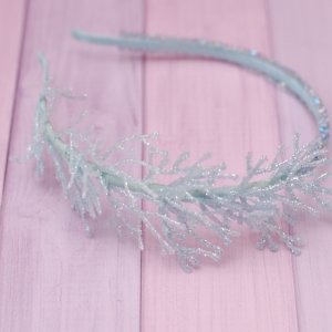 Робота Стильний новорічний обруч обідок блакитний