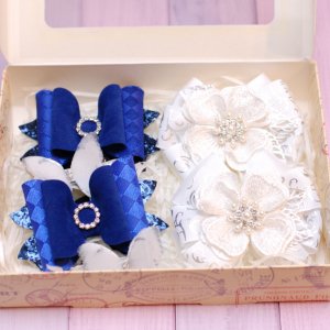 Робота Біло-синій набір прикрас