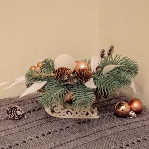 Робота Новорічна композиція на санях