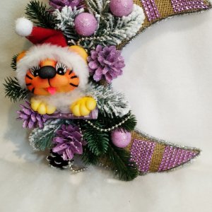 Робота Новорічна підвіска - магніт, з символом наступного року