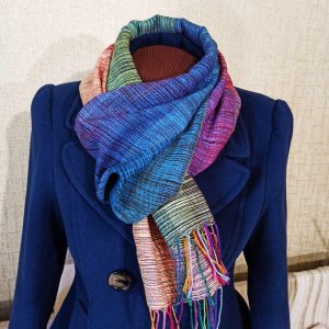 Робота Яскравий домотканий шарф