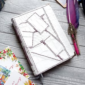 Робота "Альбінос" шкіряний блокнот у подарунок подрузі