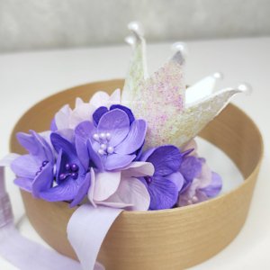 Работа Повязка корона на годик