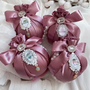 Робота Набір пудрових новорічних куль .2