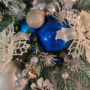 Робота Ікебана новорічна на стіл чи стінку