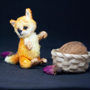 Робота Лисичка - мініатюра, 6 см