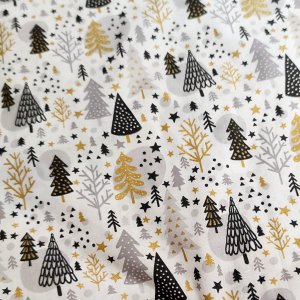 Робота Французька бавовна "Ялинки" для рукоділля