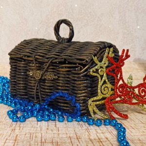 Робота Плетена скринька скринька.