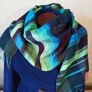 Робота Домотканий шарф. Ручна робота 