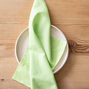 Робота Рушник з льону 45 см x 45 см Лаймовий