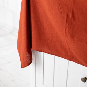 Робота Рушник з льону 45 см x 45 см Червоний