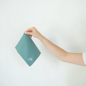 Робота Персоналізована серветка 40 см x 40 см М'ятна