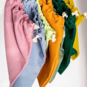 Робота Торбинка для зберігання з льону 18 см x 22 см   