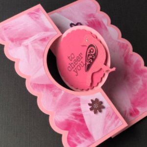 Работа Открытка с птичкой