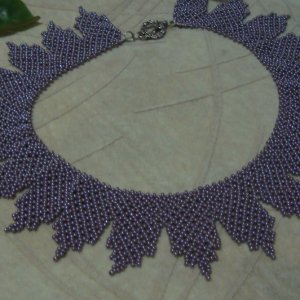 Работа Бисерное колье - оплечье