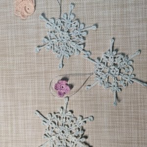 Работа Комплект елочных украшений "Зимняя сказка"