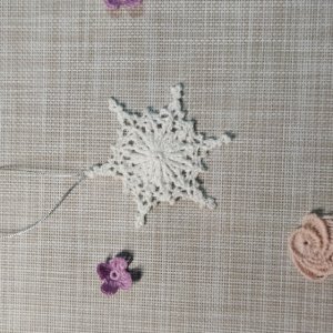 Работа Елочное украшение "Снежинка-6"