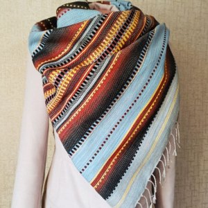 Робота Жіночий тканий широкий шарф