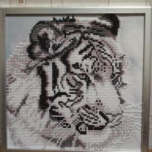 Работа Зимний тигр