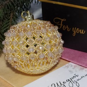 Робота Новорічна іграшка шампань