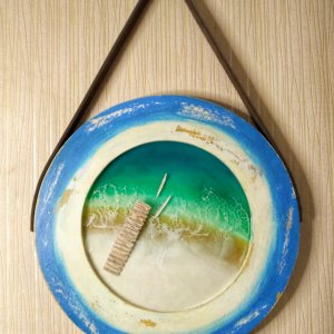 Работа Интерьерная картина Море эпоксидной смолой