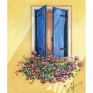 Работа Интерьерная картина для дома – 42х59 см, городской пейзаж