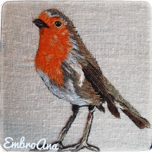 Робота Птах вишито гладдю