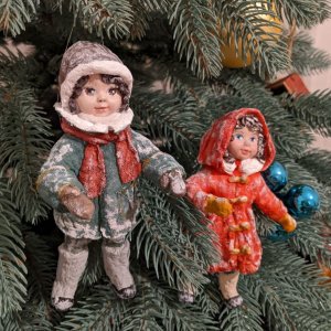 Работа Елочные украшения