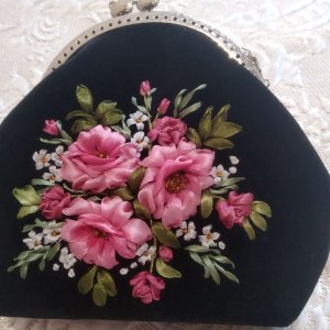 Робота Косметичка стрічками "Рожеві мрії"