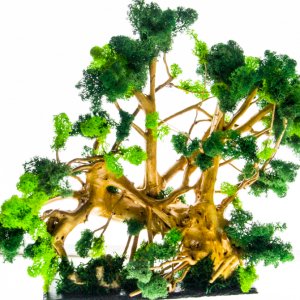 Работа Дерево из стабилизированного мха декоративное 