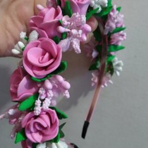 Робота Обідок з рожевими трояндами