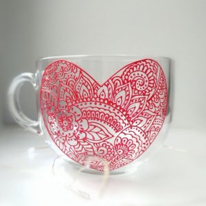 Робота Серце чашка ручний розпис