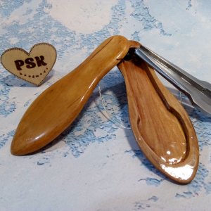 Робота Різьблений футляр з дерева для варгану у формі дамської туфельки