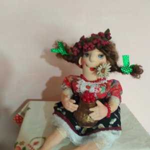 Робота Текстильна лялька - подарунок сувенір
