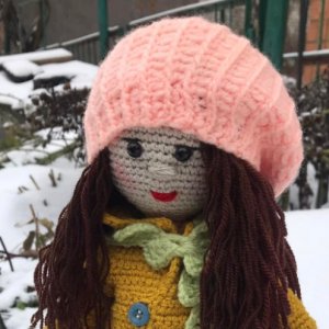 Работа вязаная кукла Джулия