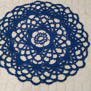 Робота Кругла ажурна серветка гачком ( Частина 1)