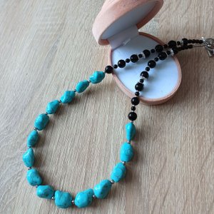 Работа Бусы из натуральных камней