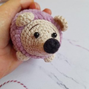 Работа Вязаный ежик. Вязаная игрушка ежик Бодя хендмейд
