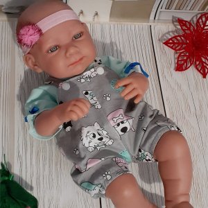 Робота Одяг пупс Антоніо Хуан. Футболка, комбінезон + пов'язка.