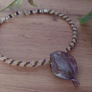 Работа Колье-чокер с подвеской