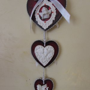Робота Підвіска із трьох сердець.