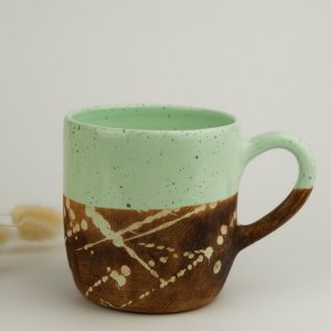 Робота Чашка керамічна Ментол,  400мл