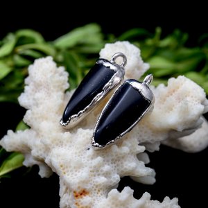 Работа Серьги-пусеты: "Душа ведьмы" 80.09